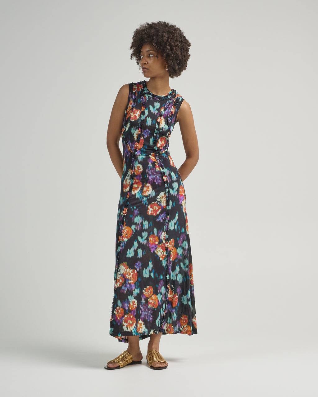 Ulla Johnson Isabelle Jersey Dress Nocturne