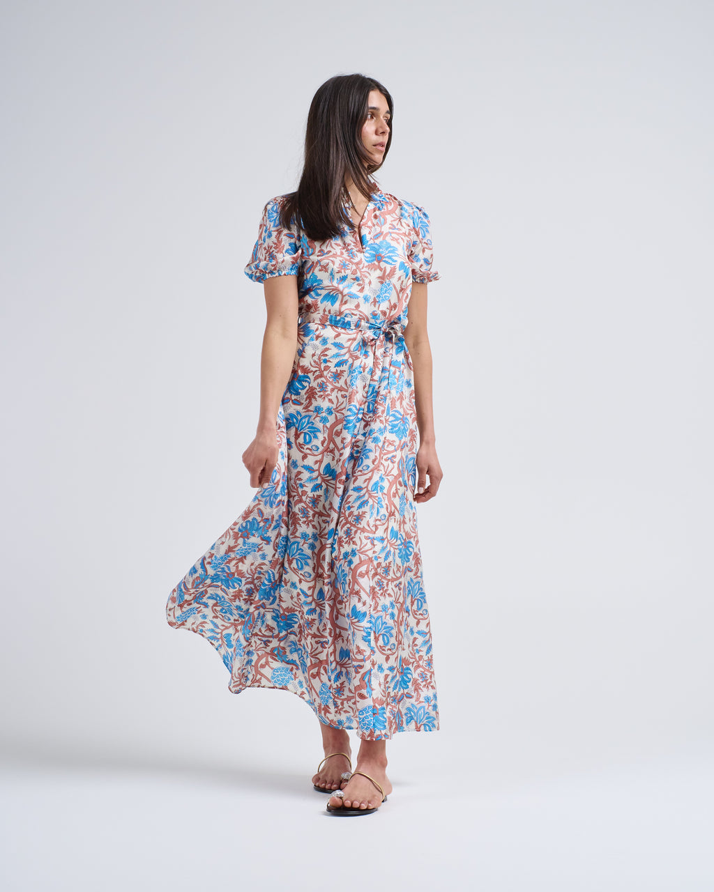Hannah Artwear Oceanus Maxi Dress Fernando Azure – scarpa