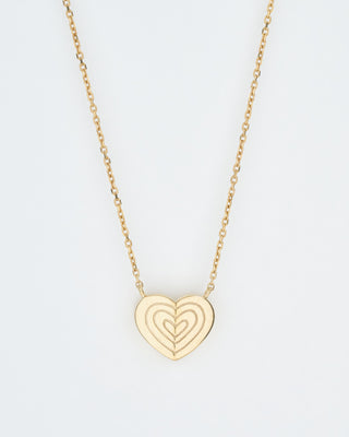 small love explosion heart necklace