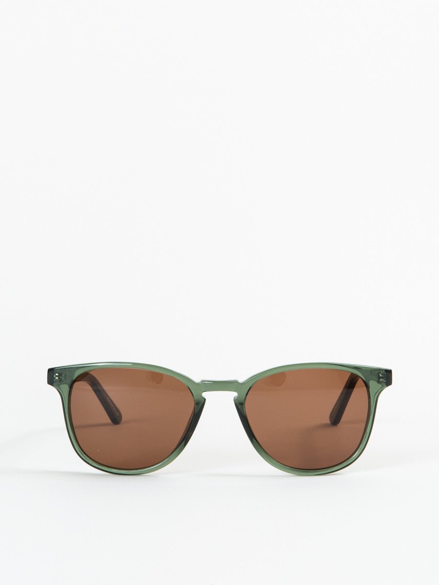 Krewe Olivier Sunglasses in Bottle Green scarpa