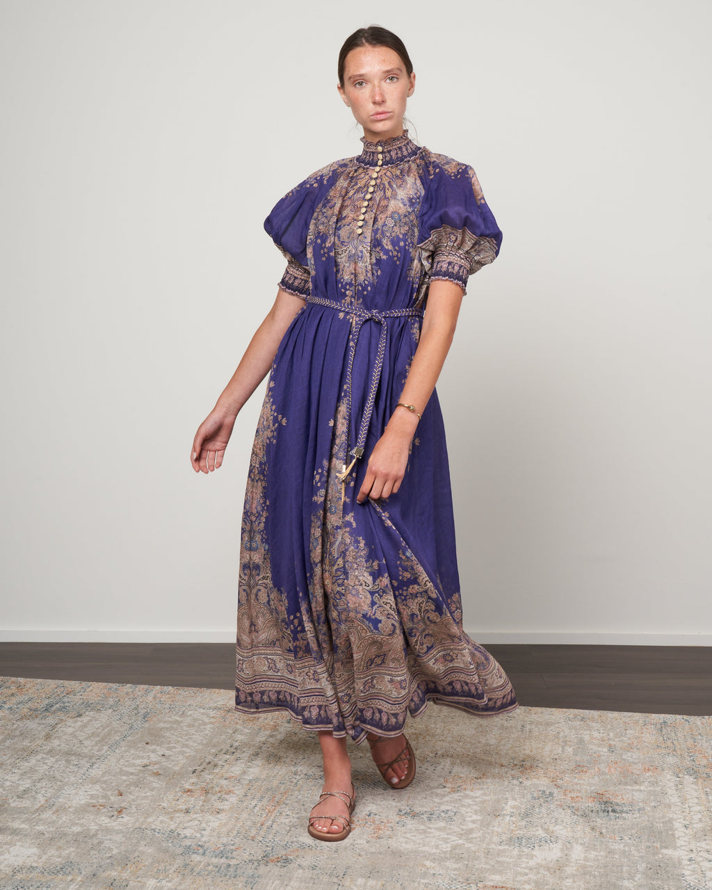 green emerald velvet dress Zimmermann Master Embroidered Dress (For Hire)  EKOLUV