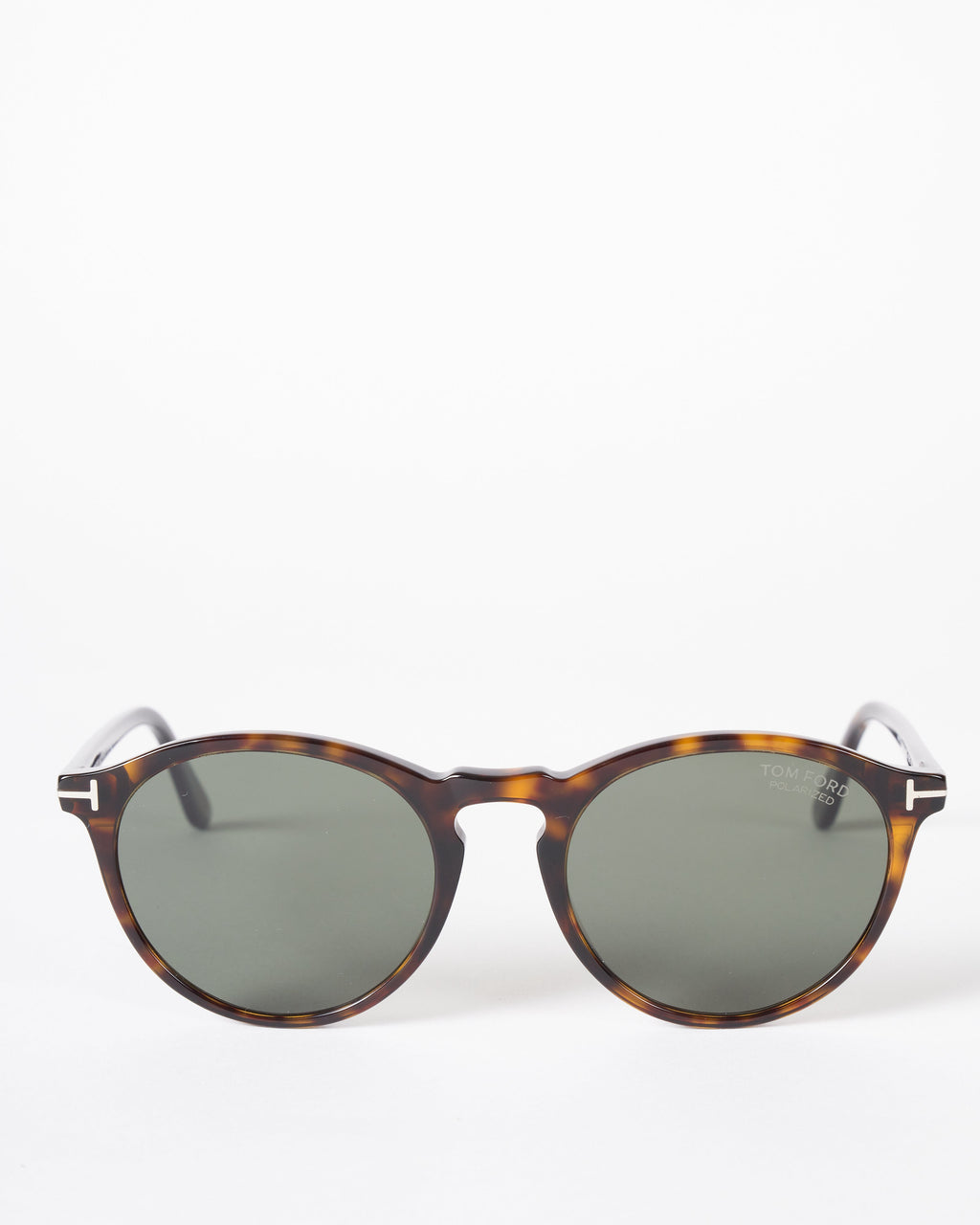 Tom Ford Aurele Polarized Sunglasses Dark Havana/Green at