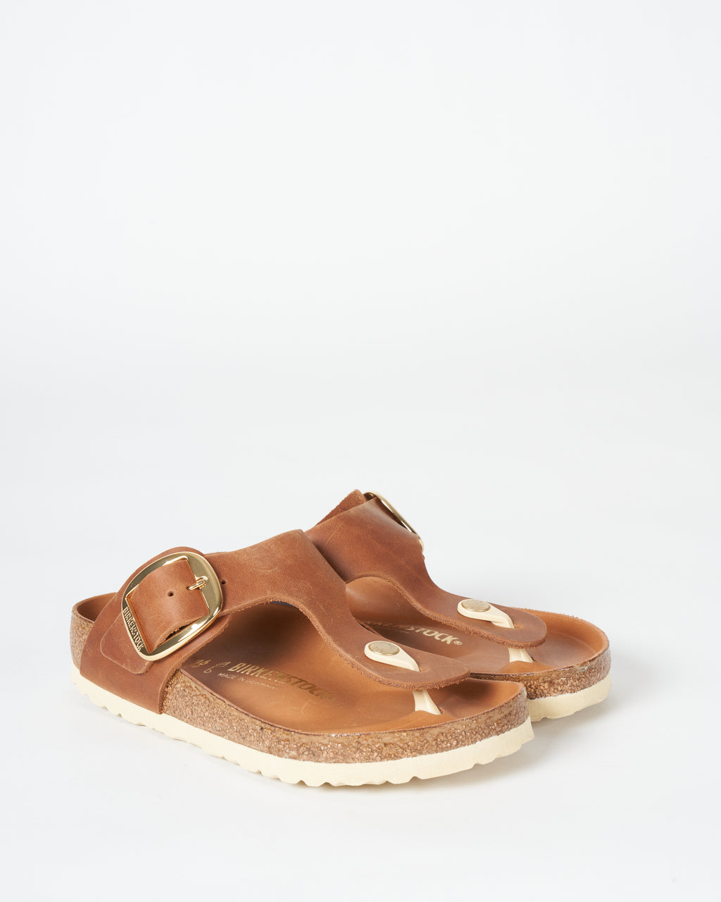 gizeh cognac big buckle