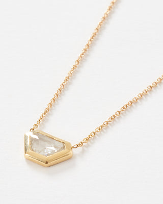 diamond shape necklace trapezoid