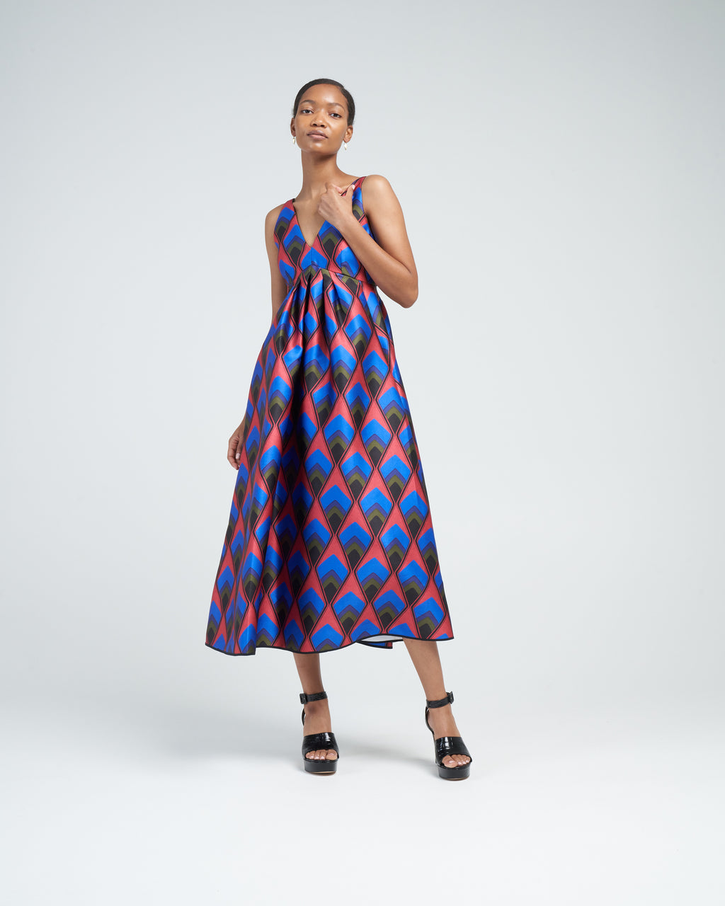 strapless open back dress Odeeh Dress Cinnabar