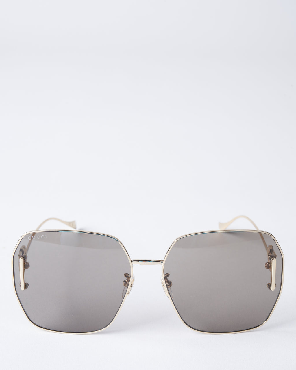 Gucci Gg1207Sa-005 Metal Sunglasses Gold/ Brown display picture 3