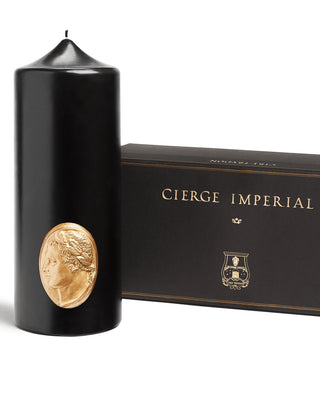 imperial pillar candle - black