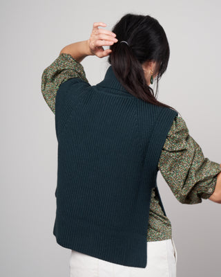 megan sweater - dark green