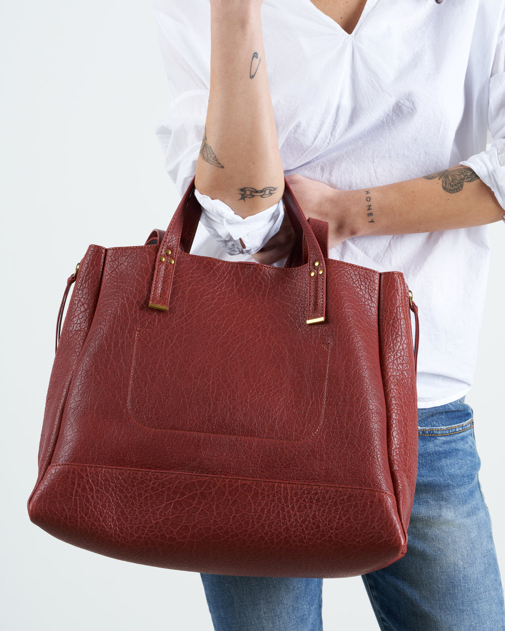 Jerome Dreyfuss Georges L Bag Old Red - Main Image