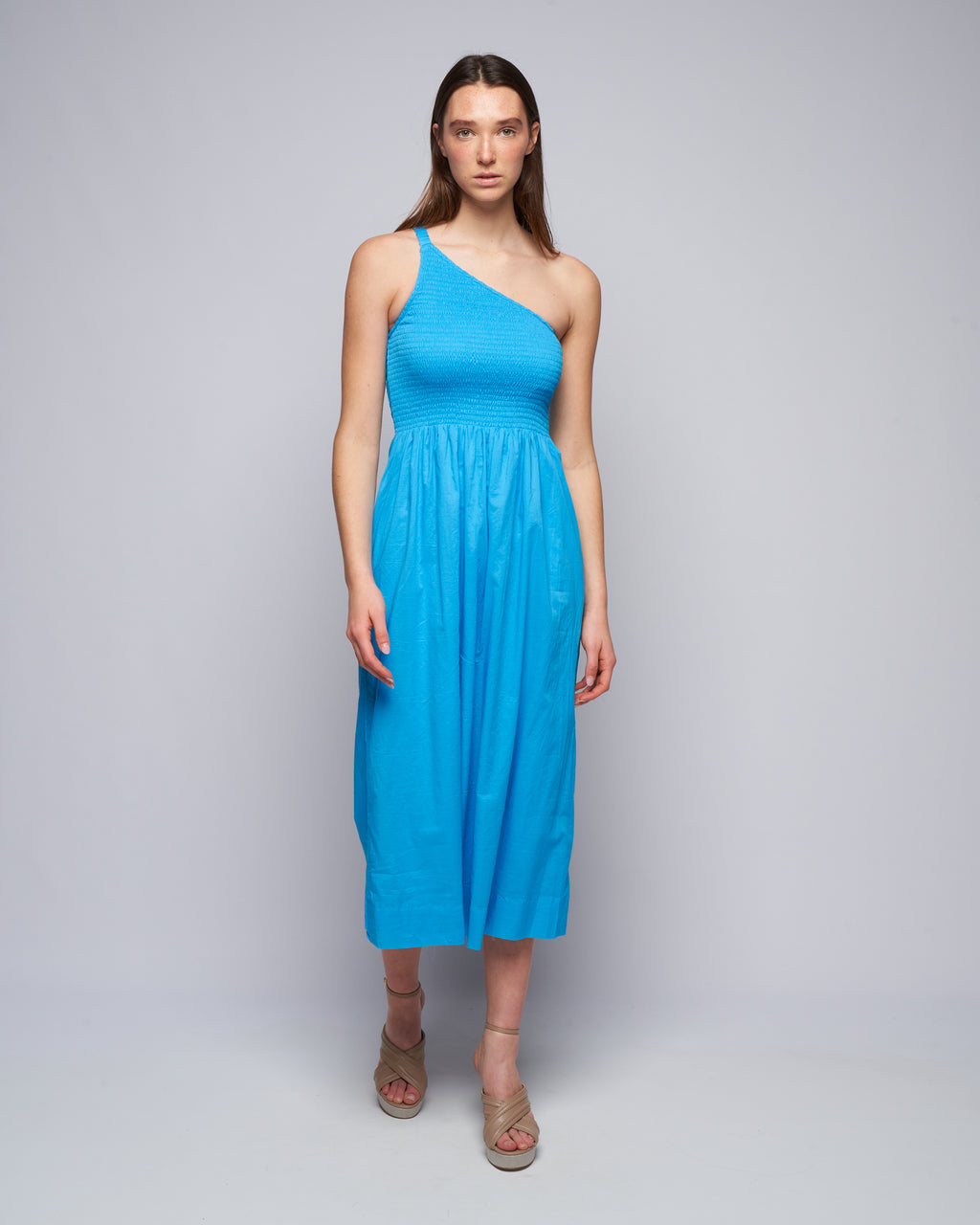 Faithfull Khalani Midi Dress Turquoise