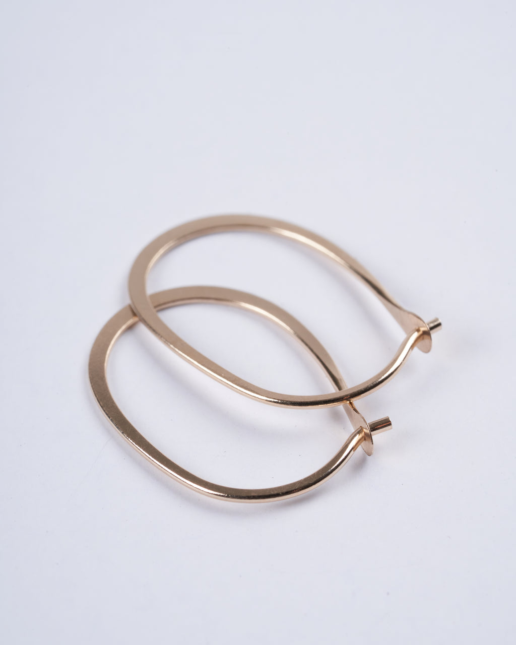 Melissa Joy Manning 14 Karat Gold Oval Hoop Gold