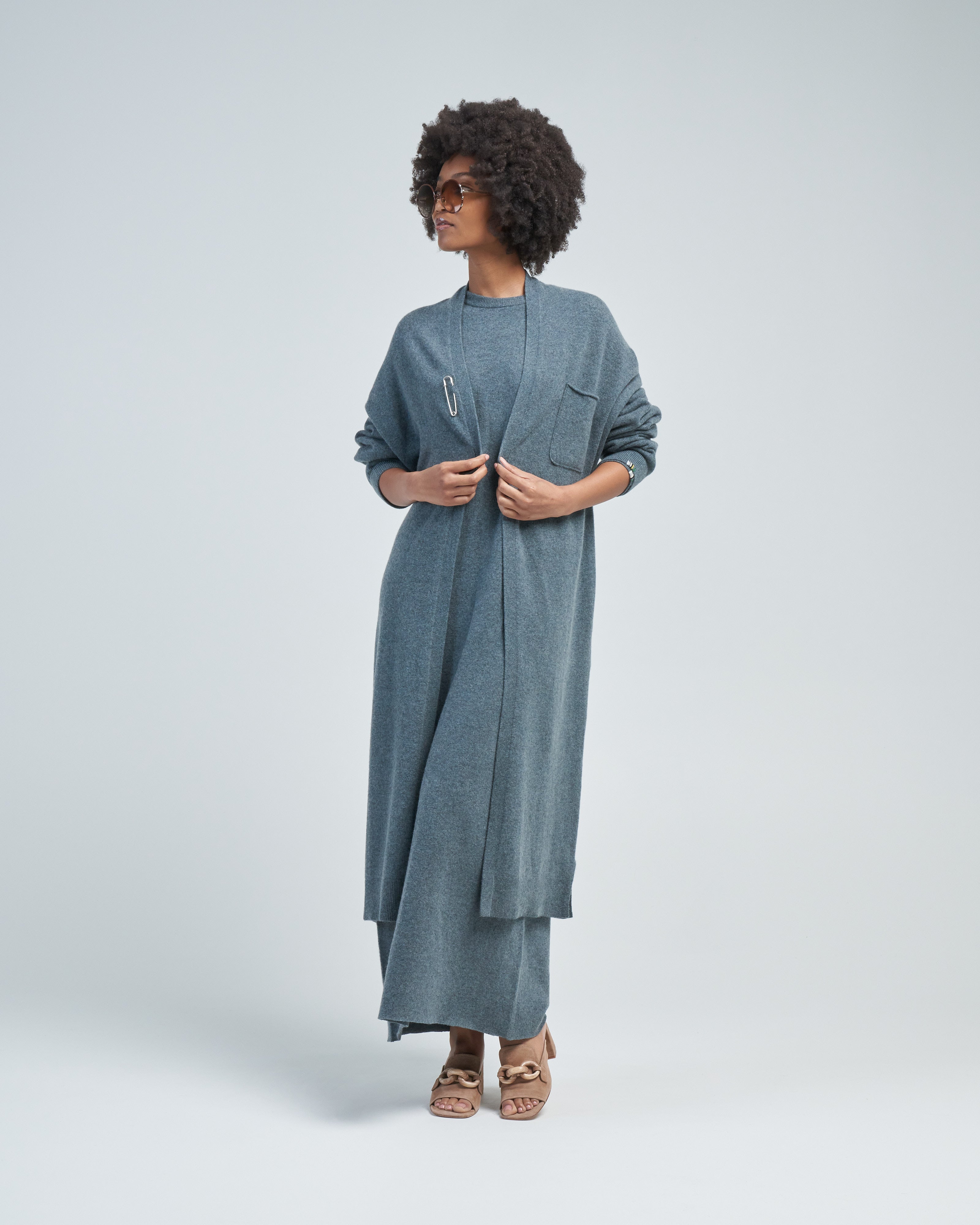 Primordial is Primitive ロングカーディガンXS Extreme Cashmere Oversized Long Cardigan Wave