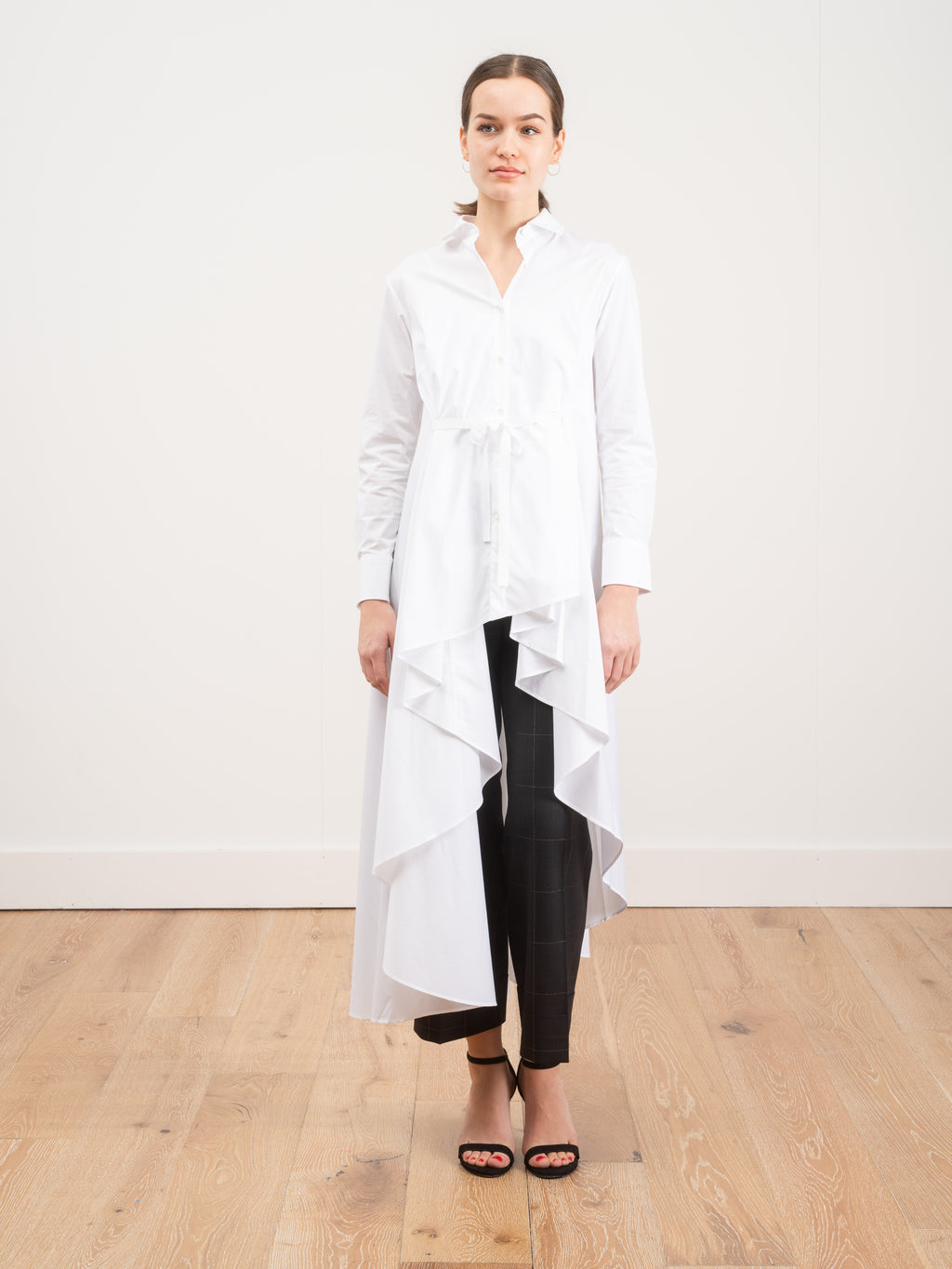 palmer harding shirt dress Palmer//Harding Courage Cotton Maxi Shirt Dress In Ecru - 50% Off