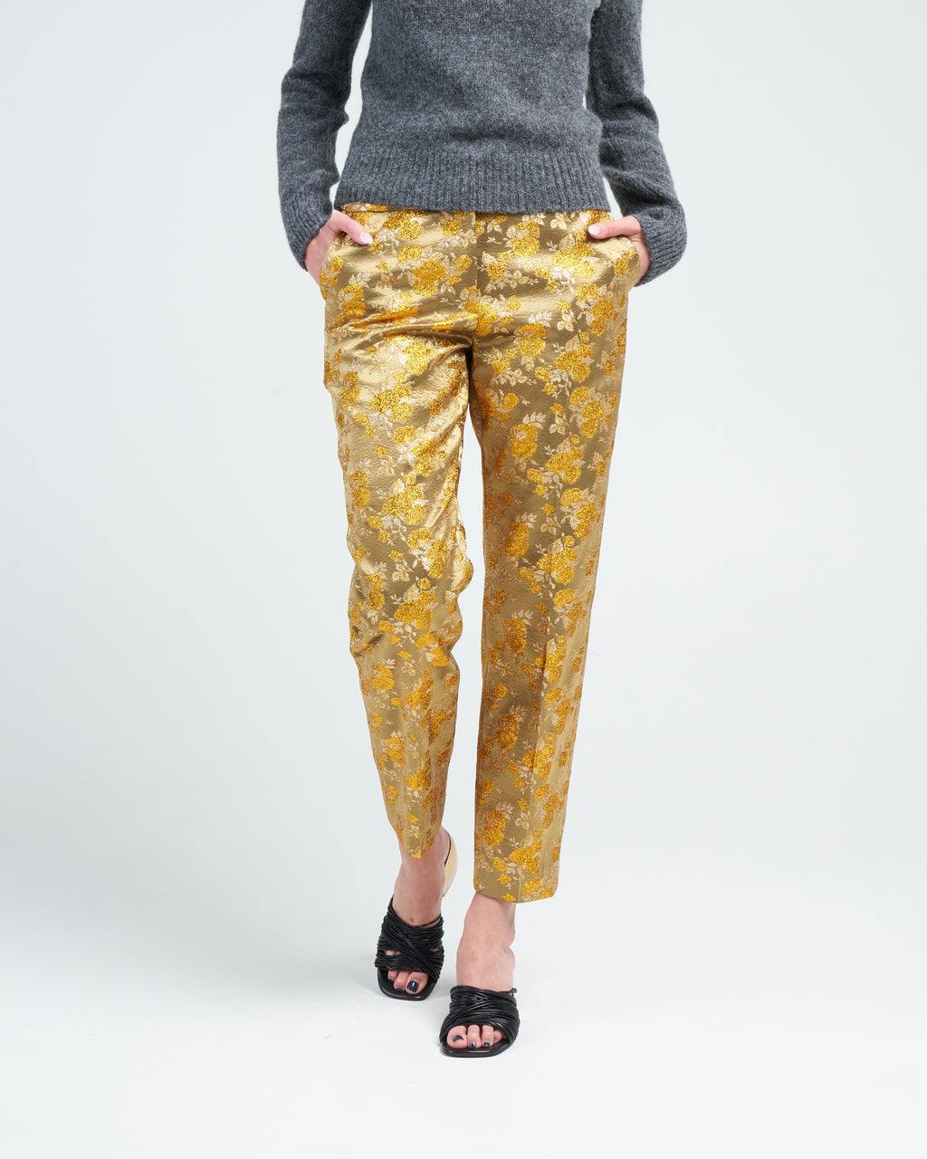 Dries Van Noten Poumas Pants Gold
