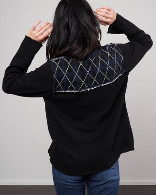 argun sweater -black argyle