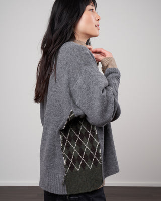 meaghan oversize sweater - flannel gray