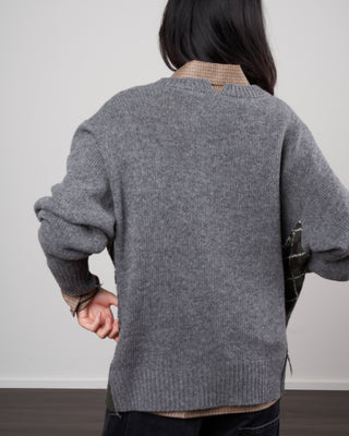 meaghan oversize sweater - flannel gray