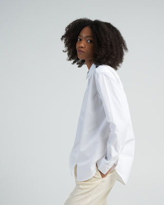 signature cotton shirt - white