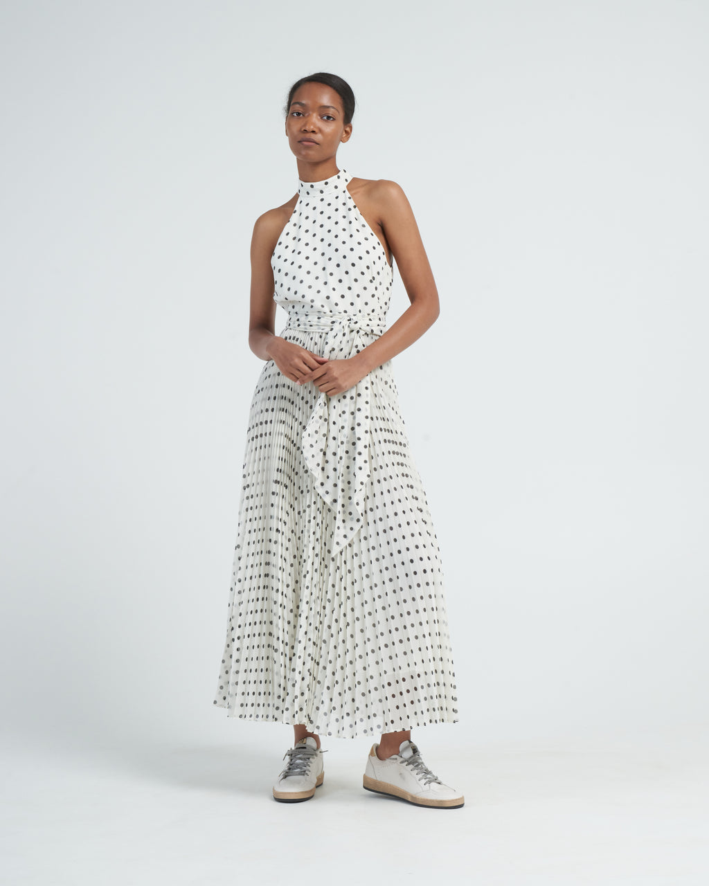 Zimmermann Sunray Picnic Dress Cream/Black Dot