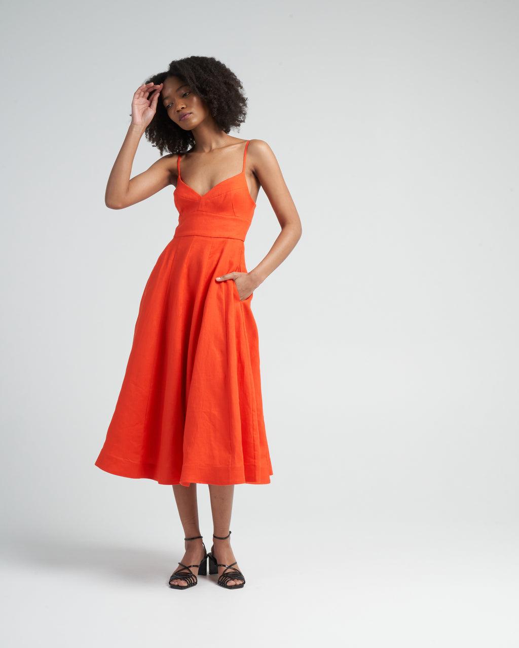 Zimmermann Wonderland Picnic Dress Red Red