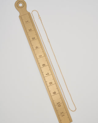 14k gold adjustable chain