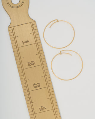 lucky hoop earrings