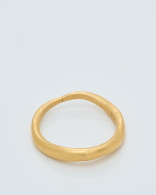22k gold wave ring