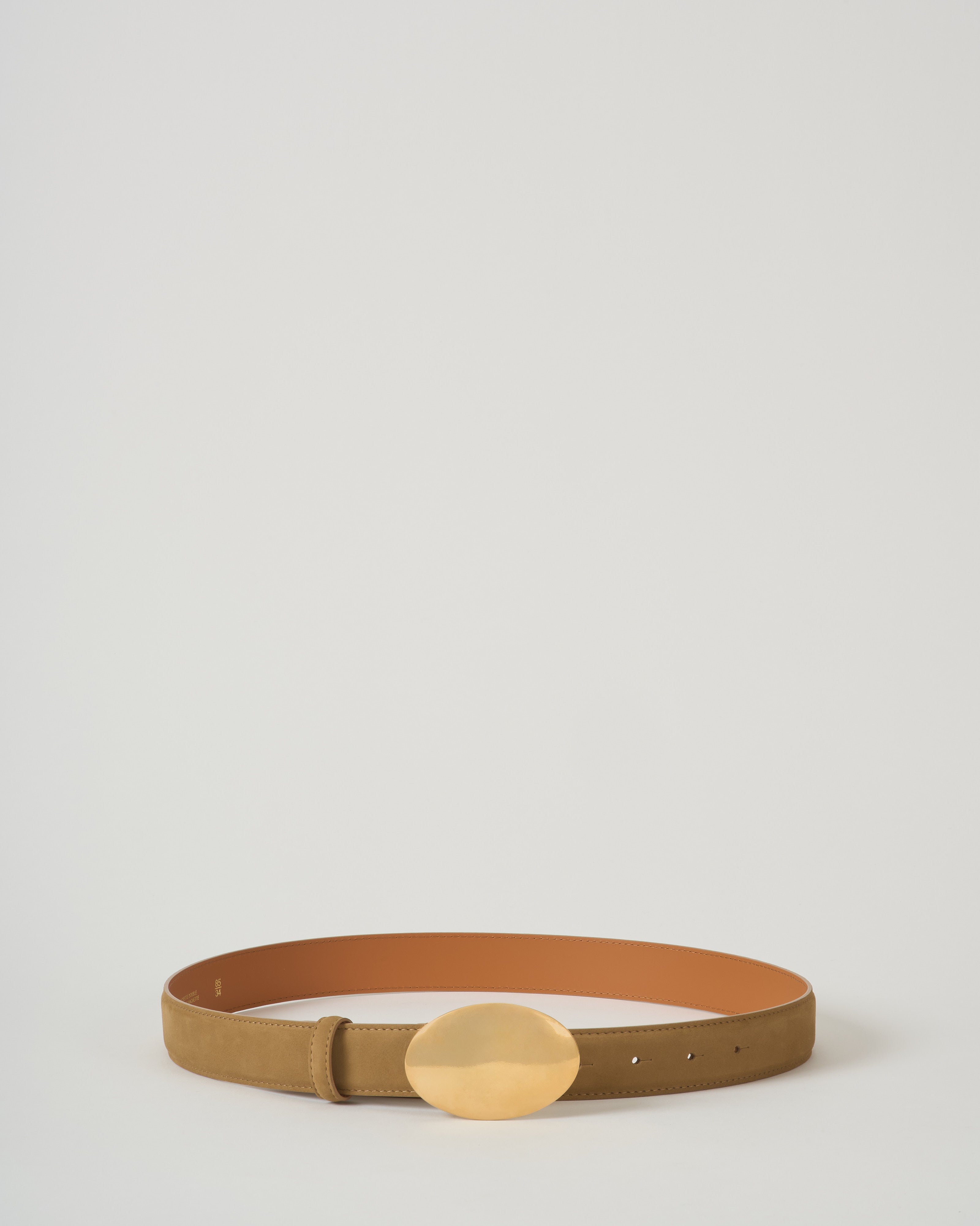 [hana☆ ] MAISON BOINET - 30MM BELT Maison Boinet 30Mm Belt In Nubuck Leather Lined Crust Leather Nomade