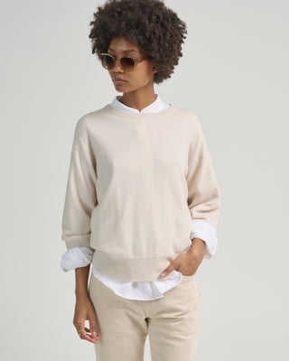 jewel 3/4 sleeve sweater