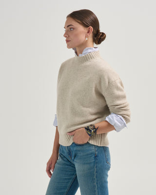 3 ply crewneck sweater