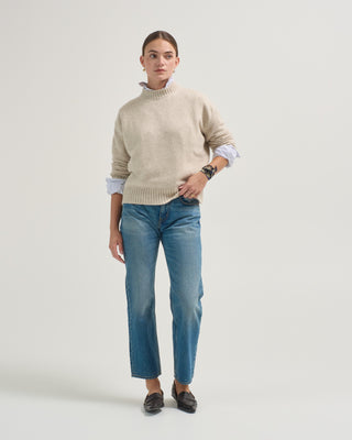 3 ply crewneck sweater