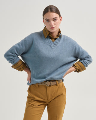 3 ply v neck sweater