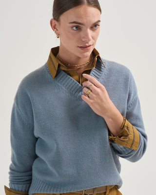 3 ply v neck sweater