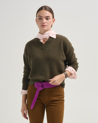3 ply v neck sweater