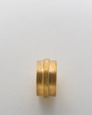 4mm wide gold bead