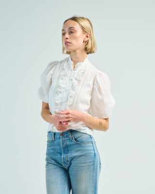 acacia embroidered blouse