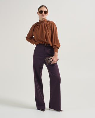 adam organic silk blouse