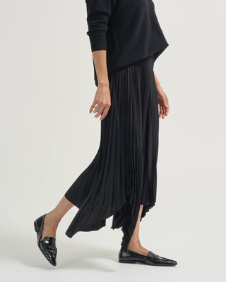 ade skirt knit weave plisse