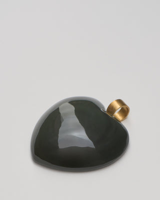 agate heart pendant
