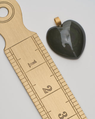 agate heart pendant