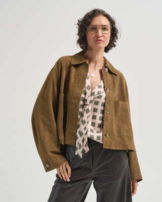 aitna jacket light suede