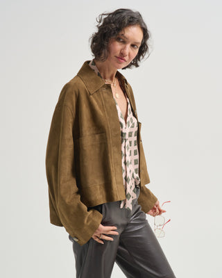 aitna jacket light suede