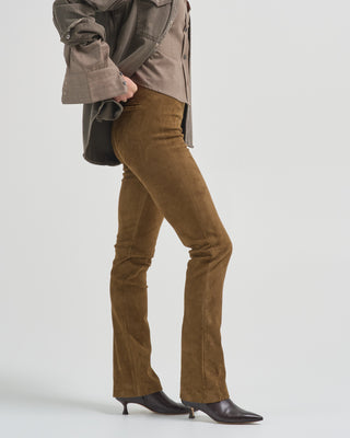 albie stretch suede pants