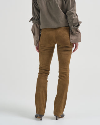 albie stretch suede pants