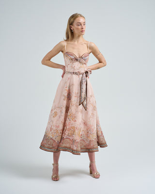 alchemy structured midi dress