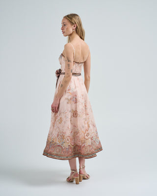 alchemy structured midi dress