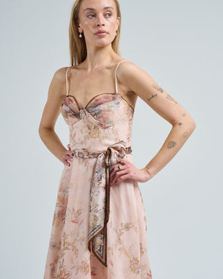 Zimmermann Alchemy Structured Midi Dress Pink Paisley Zimmermann Alchemy Structured Midi Dress Pink Paisley