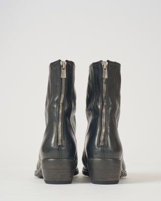 almond toe low boot