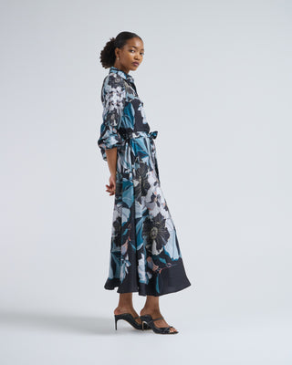 aloe silk long dress