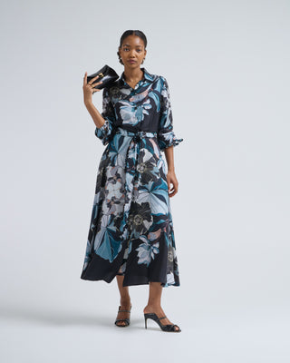 aloe silk long dress